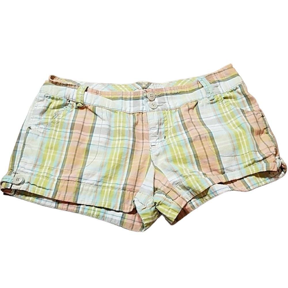 Mossimo Shorts, stripped plaid